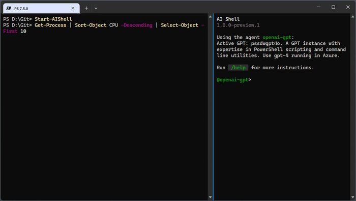 А давайте встроим ии в powershell. Начало работы с MS AI Shell в PowerShell Powershell, Системное администрирование, Искусственный интеллект, Openai, Microsoft Azure, Гайд, Гифка, Длиннопост