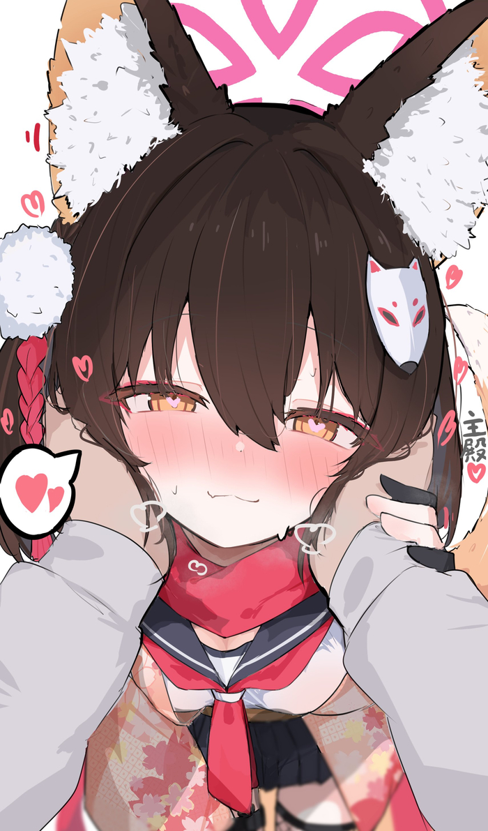 Izuna Blue Archive, Kuda Izuna, , , , Anime Art, , Animal Ears