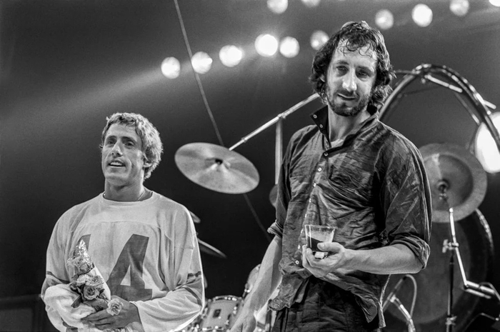 Роджер Долтри и Пит Таунсенд, 1980.