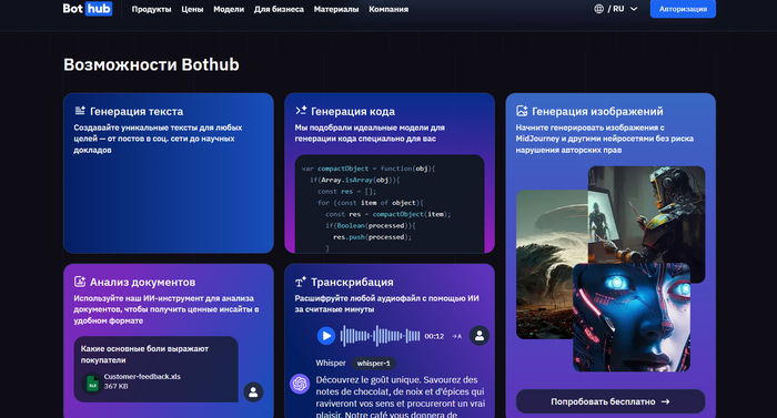 Видео, креативы, тексты: всё с одной подпиской на пакет ИИ