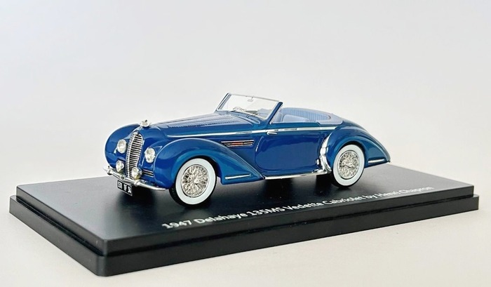 1/43 Esval 1947 Delahaye135MS Vedette Cabriolet by Henri Chapron