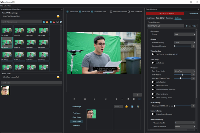 Viso Master - замена лица