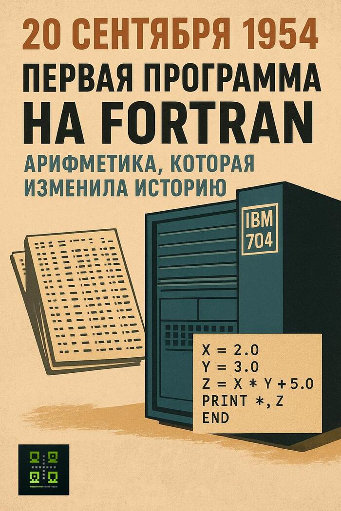 🗓 20.09.1954      Fortran [_]
