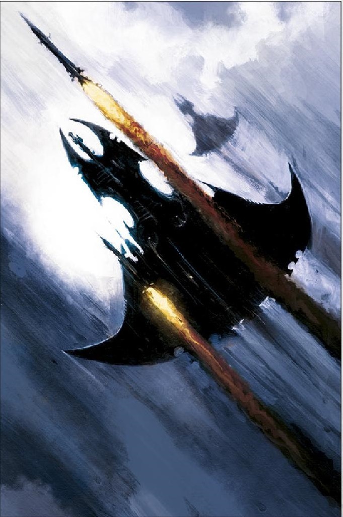 Техника Тёмных Эльдар. Реактивные истребители «Рейзорвинги»