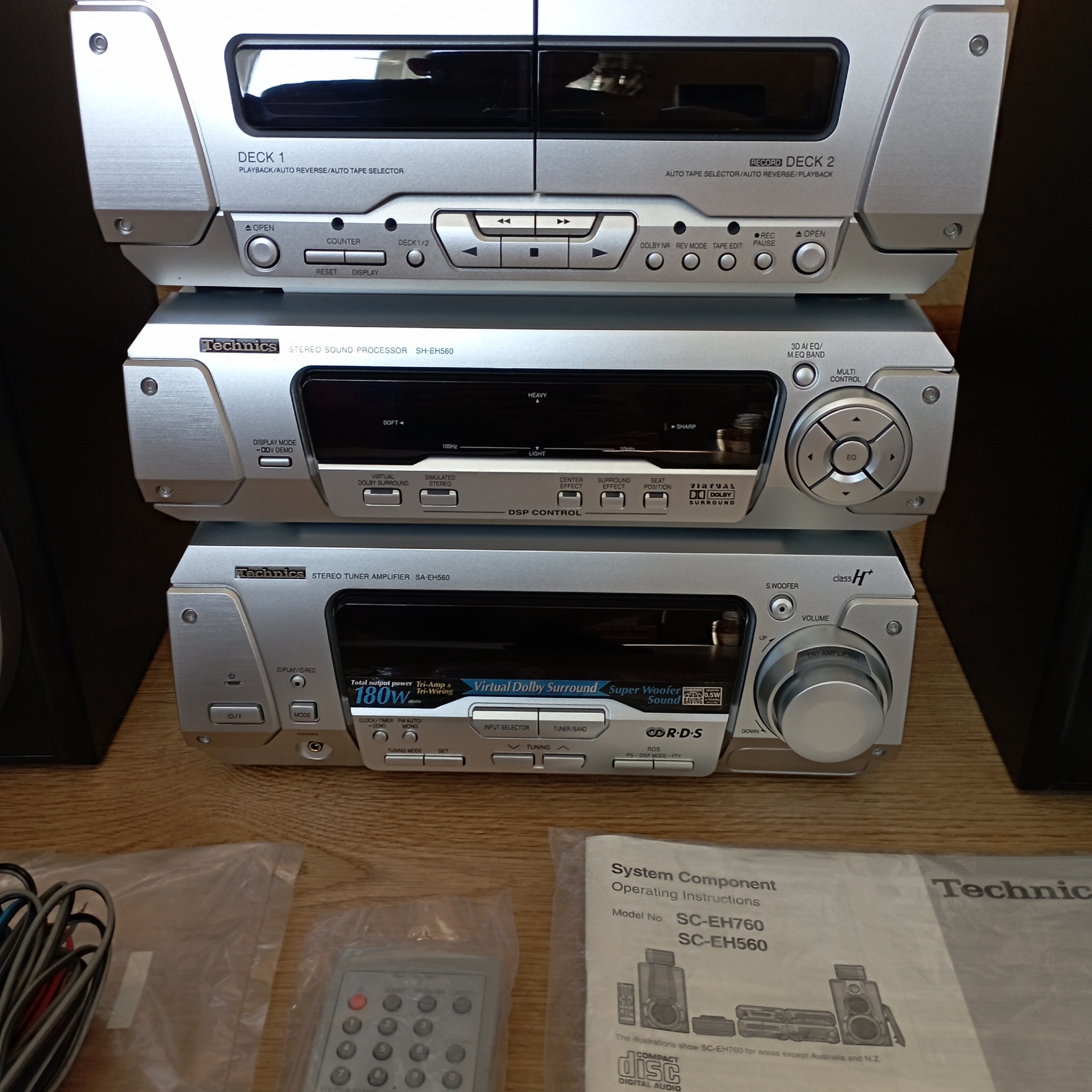 Капсула времени! Нашёл новый муз центр Technics EH 560. 25 лет в