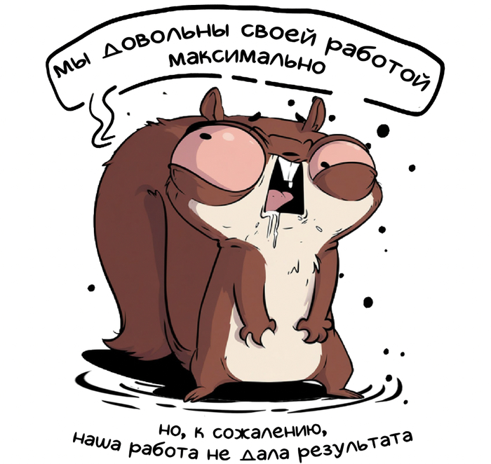 Мы довольны своей работой максимально