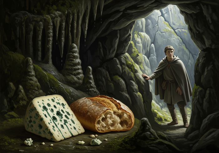 Монах оставил сыр в пещере и получил Рокфор