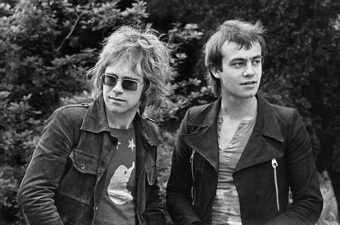 Элтон Джон и Берни Топин. Хампстед-Хит, Лондон, 1970.