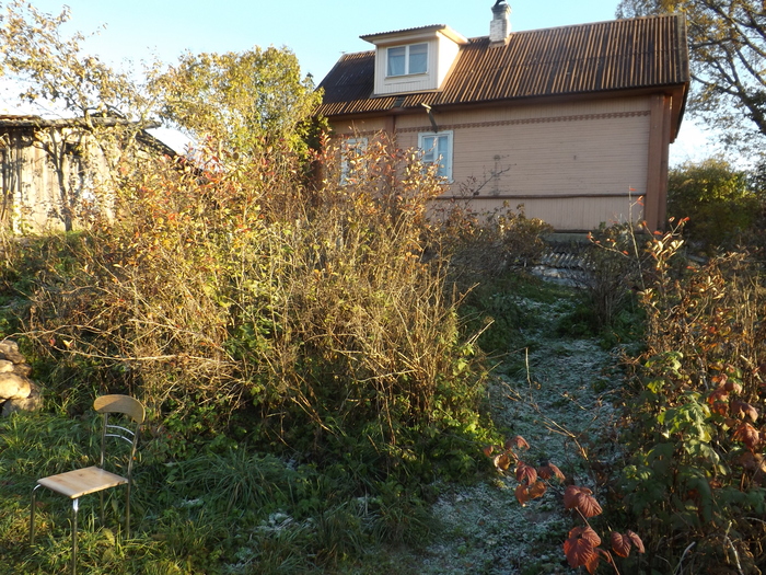 решили расширять дом в сторону картофельного поля