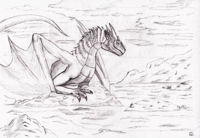 Дракон 251001 набросок