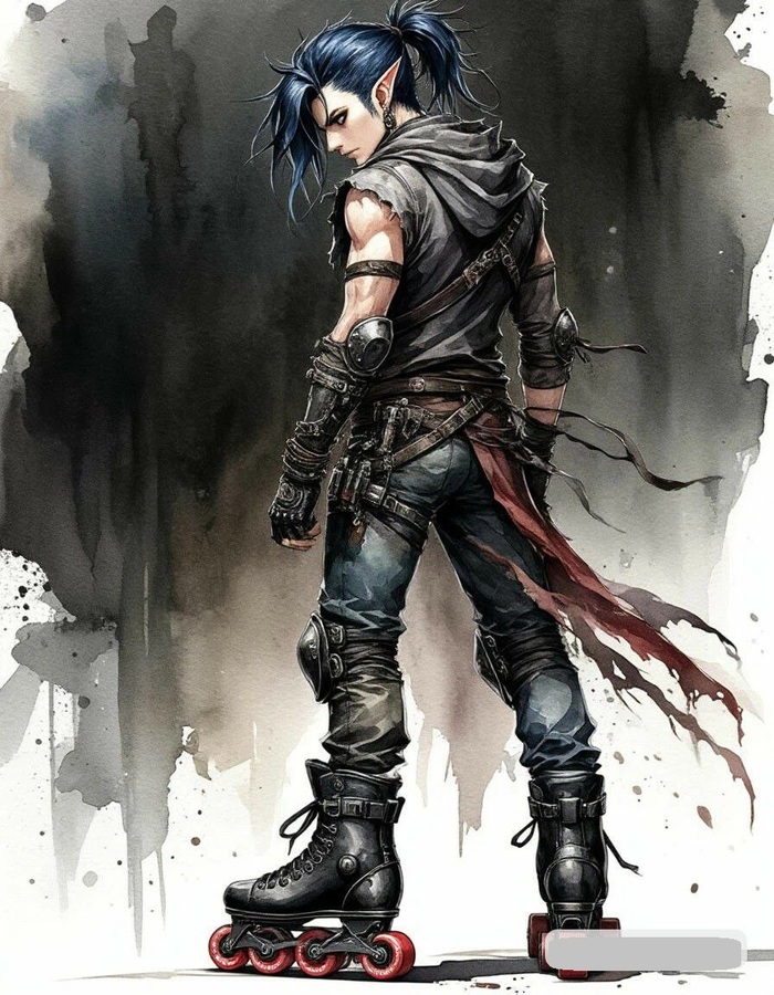 таким был в молодости до того, как произошло... "дальнейшее"