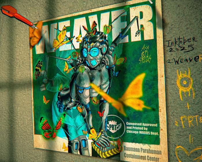 inktober 2025 день 1