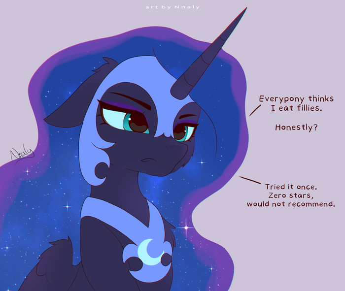 Все пони думают, что я ем жеребят