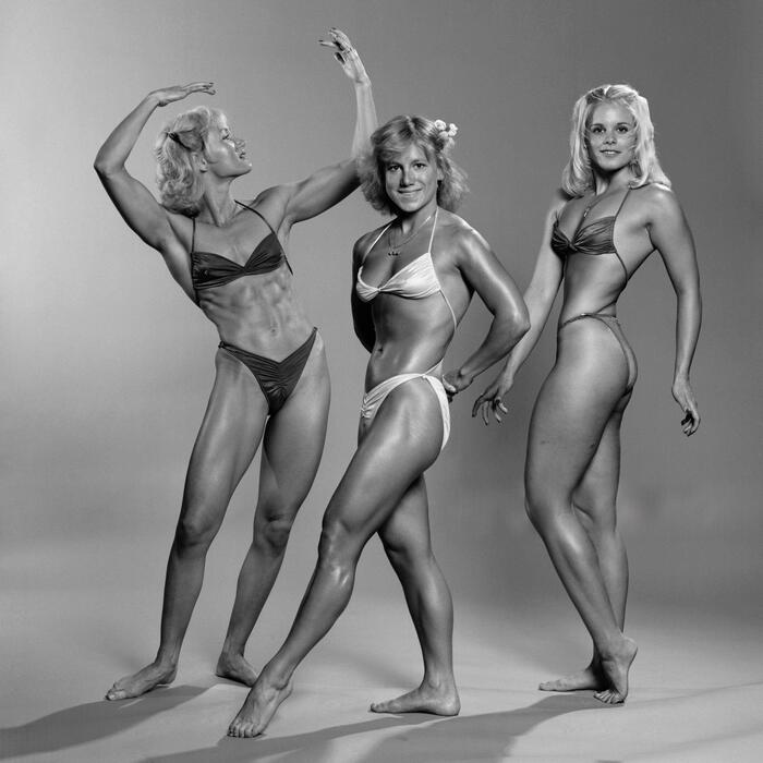 Бодибилдерщи, 1 ноября 1980 года. Фото Тони Короди.