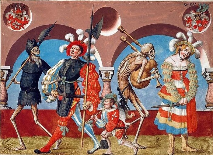 Никлаус Мануэль «Танец смерти» (1517–1519)