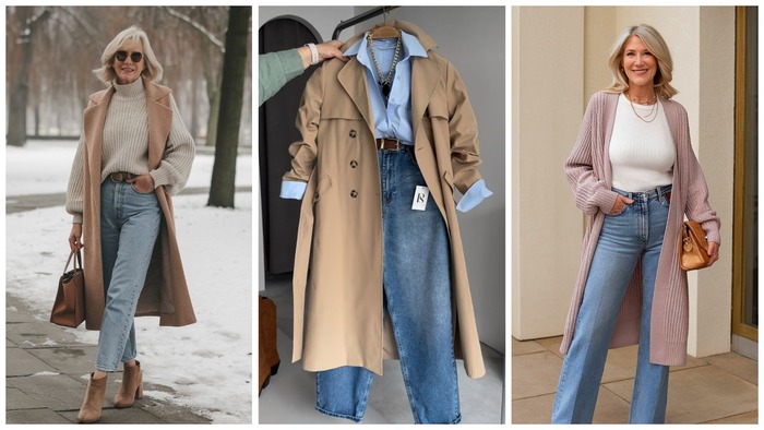 Убираем тонкий трикотаж и минимизируем аксессуары. 5 простых правил по выбору одежды для женщин после 50, чтобы выглядеть современно