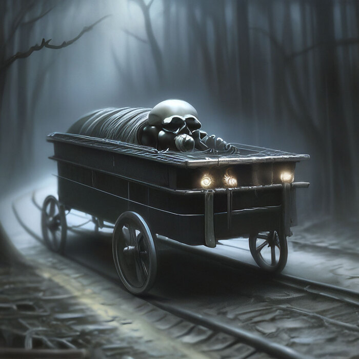 Гробик на колёсиках