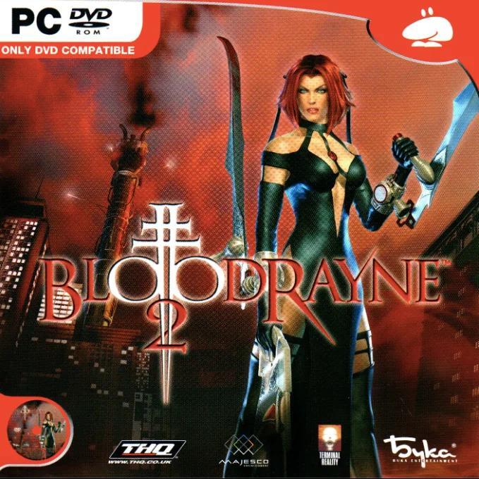 Обложка диска к игре BloodRayne 2. У автора даже был такой ))