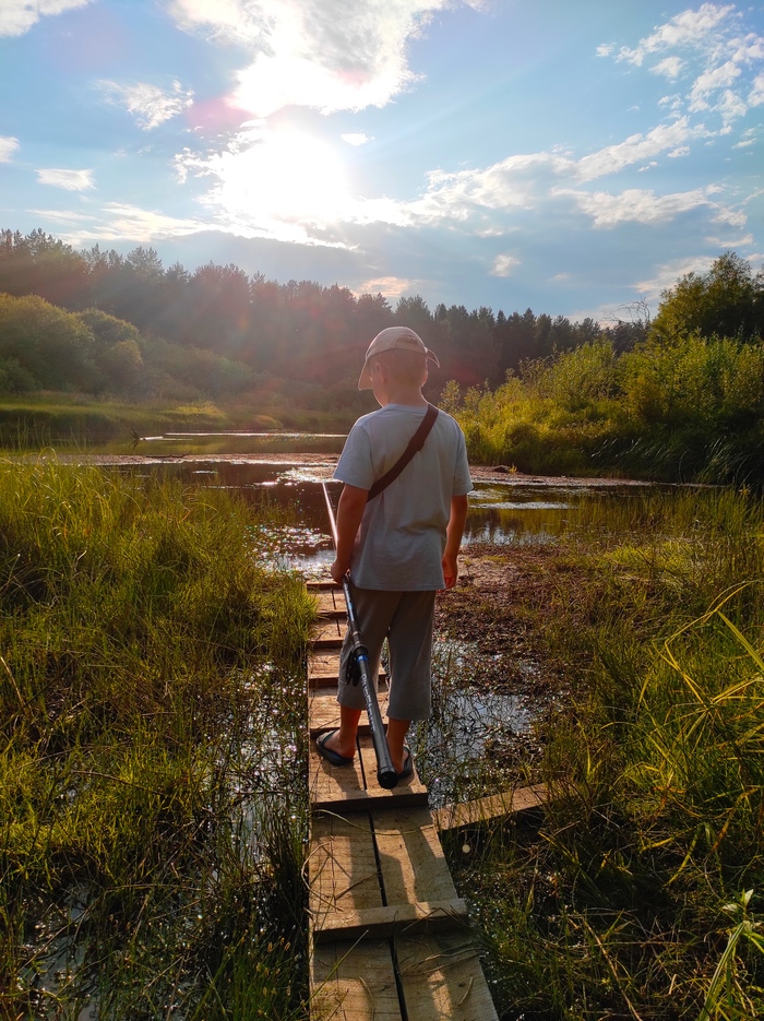 На каникулах лучше рыбалки ничего нет