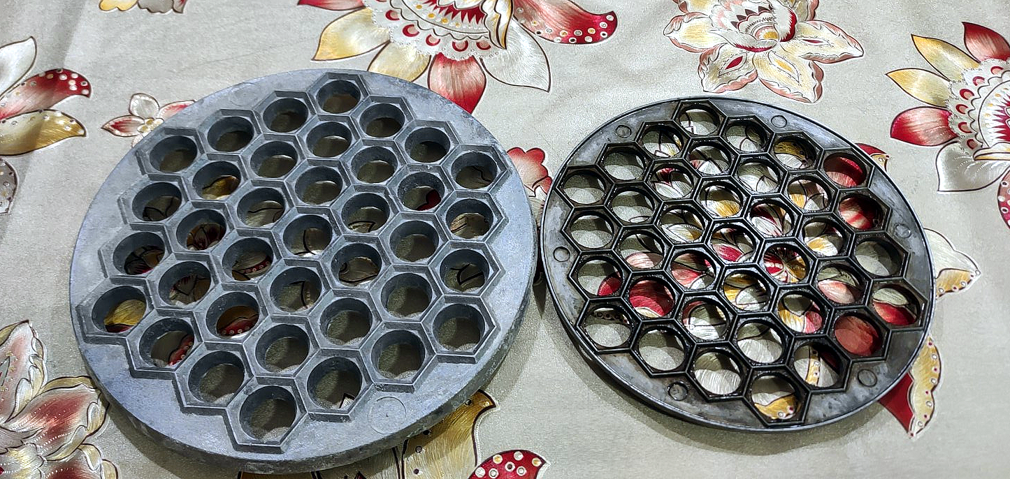 The legacy of a vanished civilization, compared with modern times - My, Dumplings, Made in USSR, Kitchen, Dough, Rarity, Tableware, Preparation, Longpost