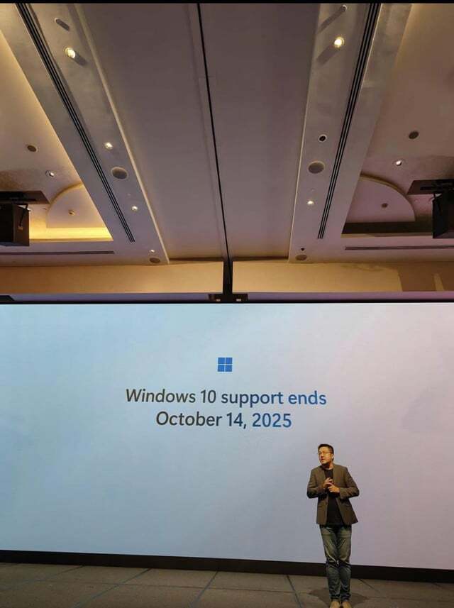 Press F to pay respects to Windows 10