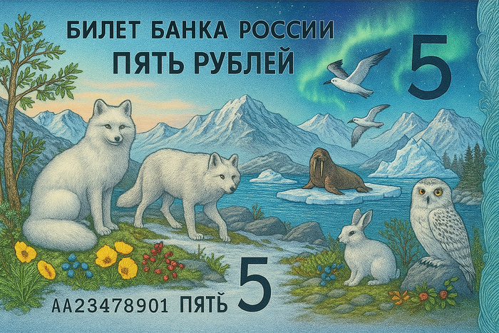 Банкнота 5 рублей