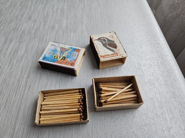 Деревянные коробки спичек