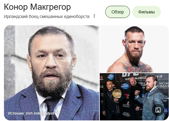 Конор Макгрегор - Ирландский боец смешанных единоборств