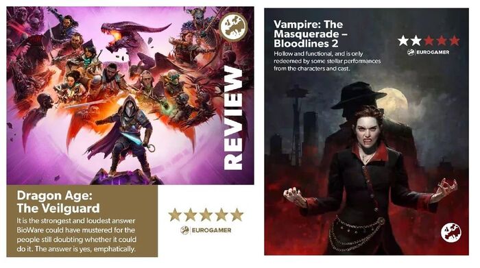   Dragon Age: The Veilguard 5  Vampries: The Masquerade Bloodlines 2    