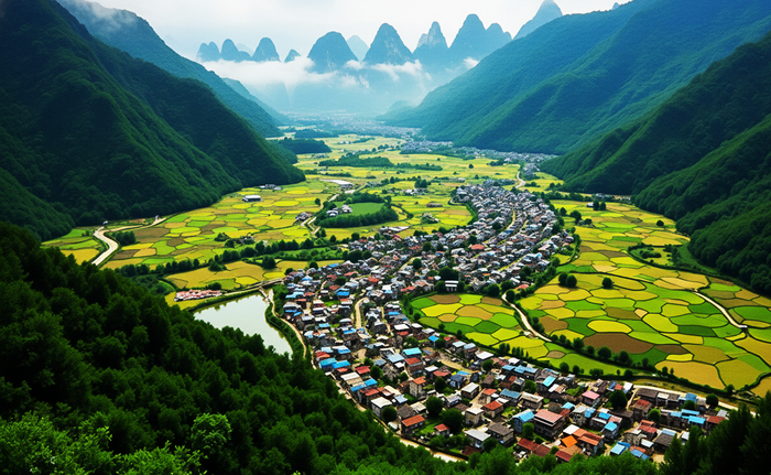 Деревня Хуанлун