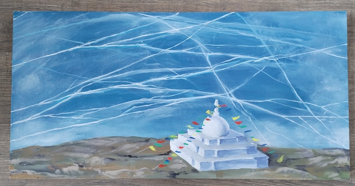 Буддистская ступа на о.Огой. Ольхон