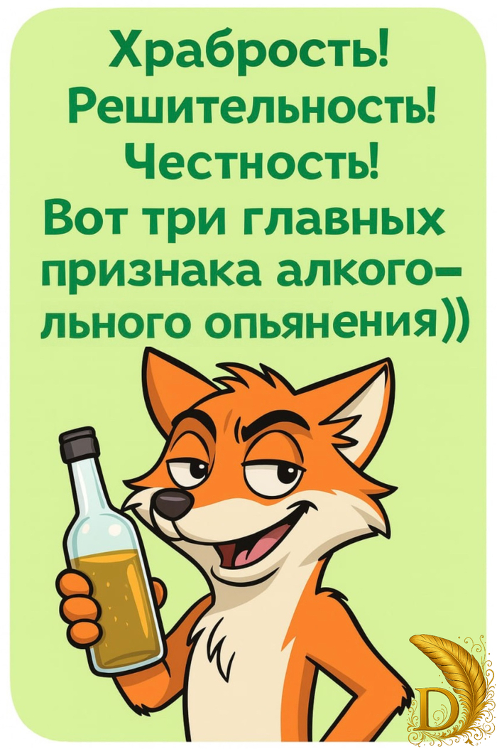 Великие откровения начинаются со слова «наливай»!