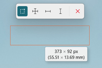 Пример работы утилиты Screen Ruler