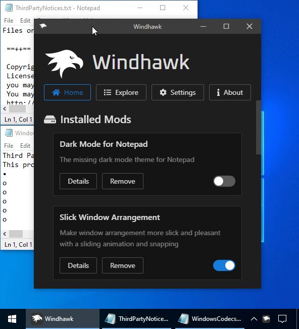   Slick Window Arrangement