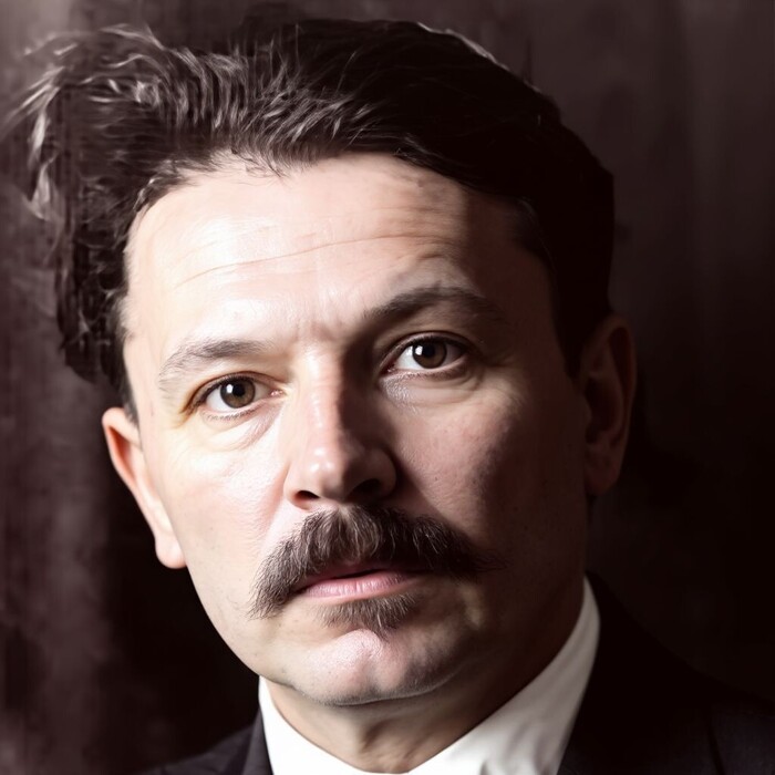 Томаш Францевич Домбаль. Цифровая реставрация выполнена с помощью ИИ