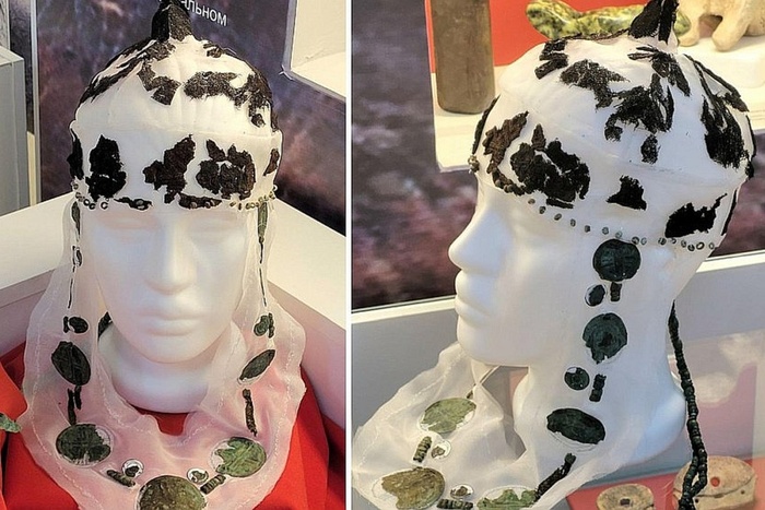 Реконстукция древней шапочки возрастом почти 4 тысячи лет