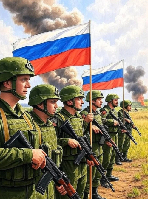 Так,по его мнению,Российская армия окружает некий населённый пункт