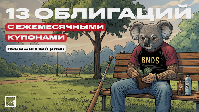 Доход каждый месяц как зарплата: 13 облигаций с ежемесячными высокими купонами с повышенным риском