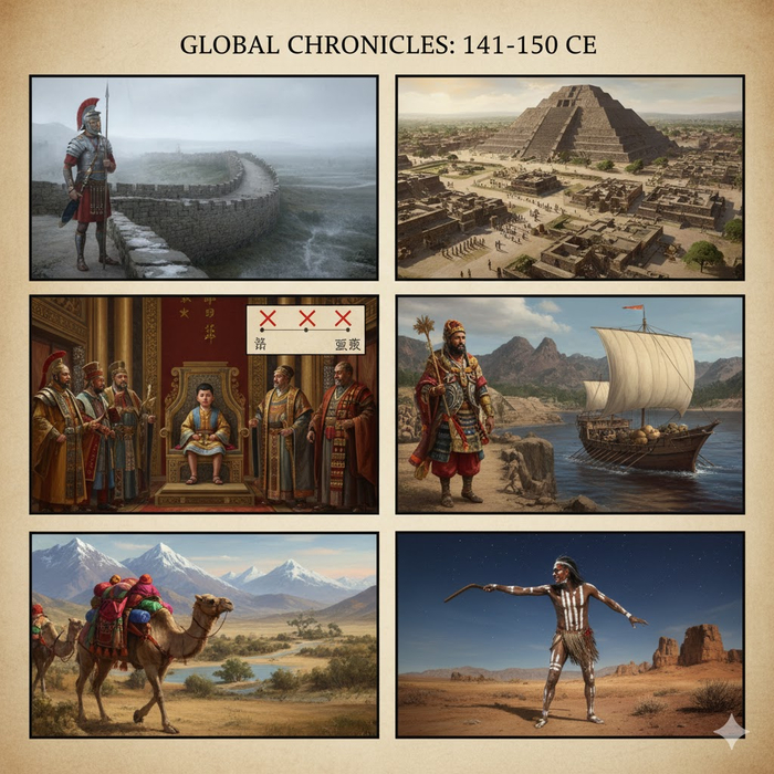 Пока Рим строил стену, в Китае травили императоров: Что творилось на планете в 141-150 гг. н.э