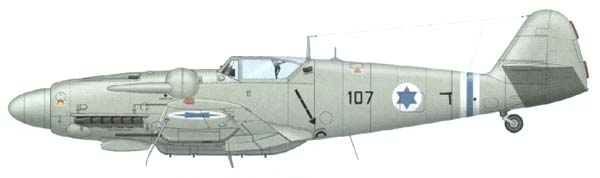 S-199 на вооружениии Первой эскадрильи ВВС Израиля