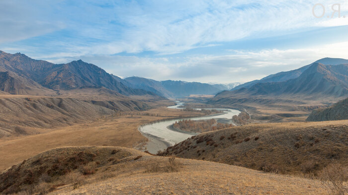 Ответ на пост «Катунь после впадения Чуи»