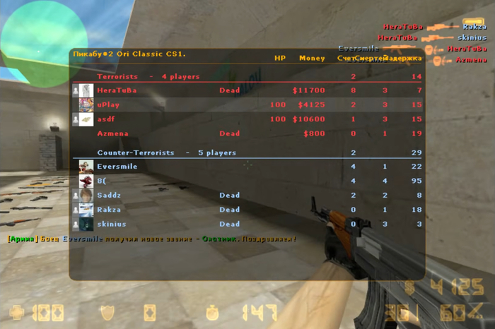 Продолжение поста «Counter Strike 1.6 по пятницам в 20:30 МСК»