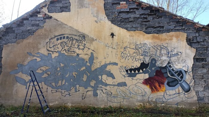 Второй день, заливка.