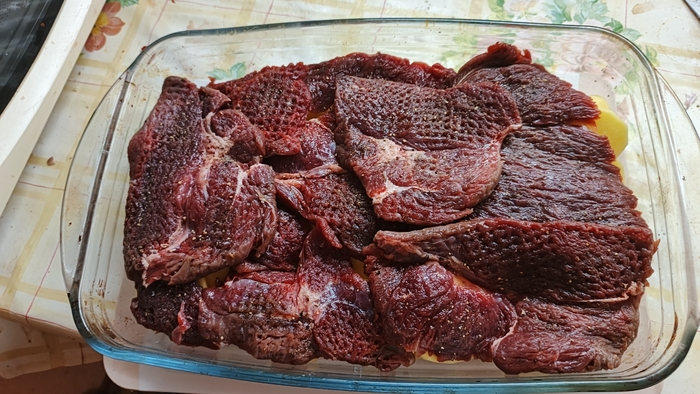 Второй слой - мясо