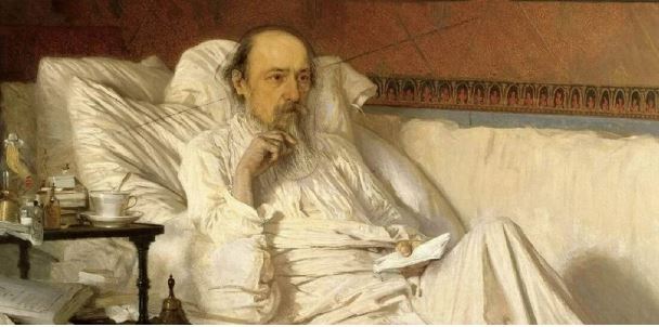 Некрасов во время болезни.