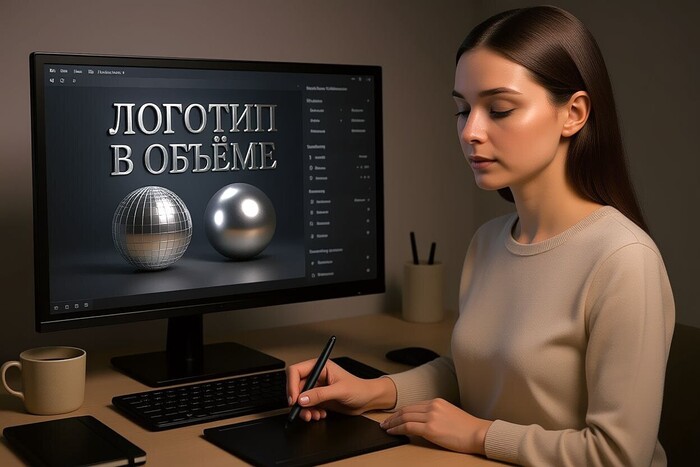 Как создать 3D-логотип с помощью нейросети
