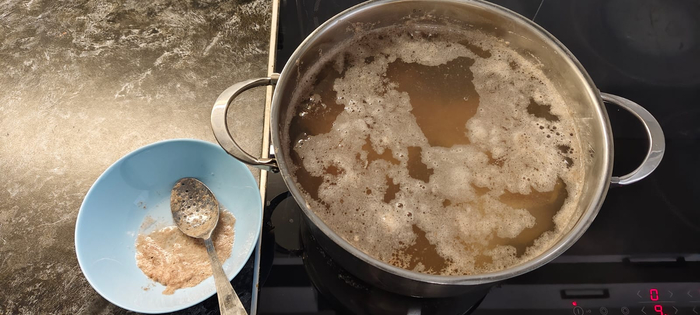 Снимаю пену