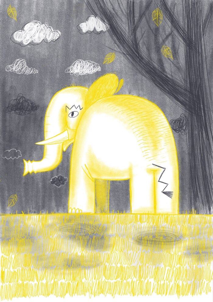 Осенний слон