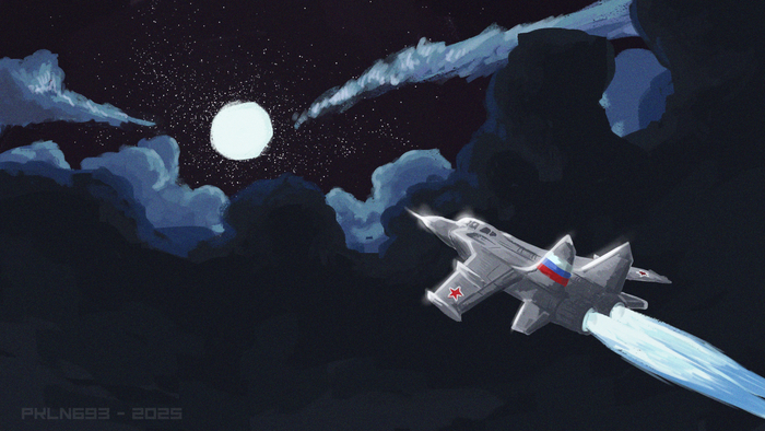 Получившаяся картинка. Нарисовал где-то за час