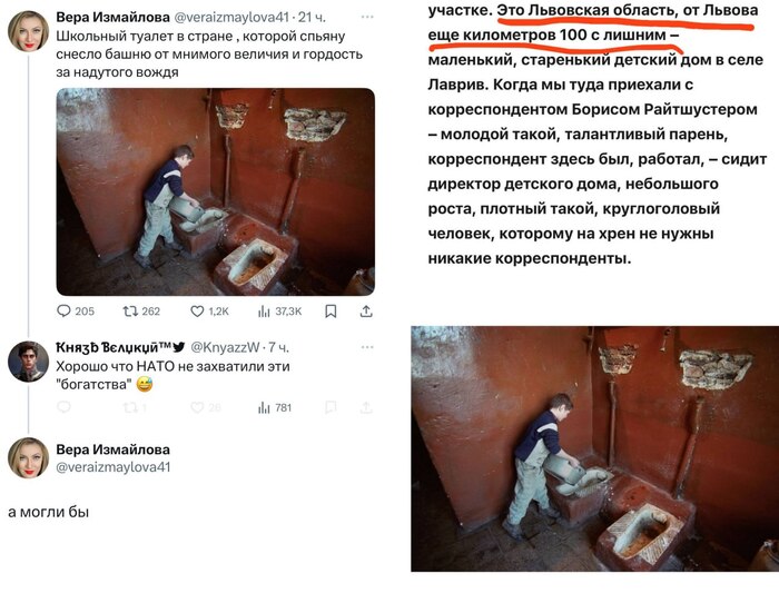 Страна-перефорс, зацикленная на туалетах